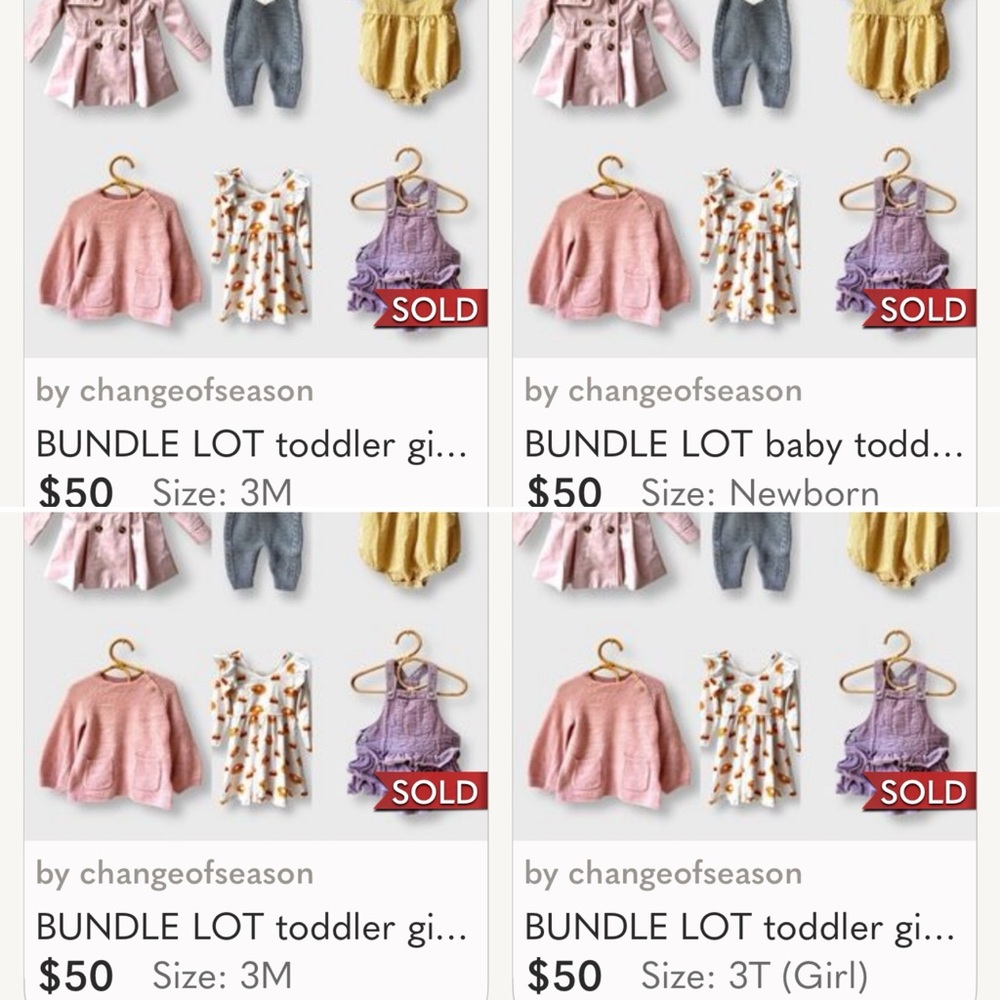 Bundle LOT baby girl CLOTHES you choose size - Picture 13 of 14